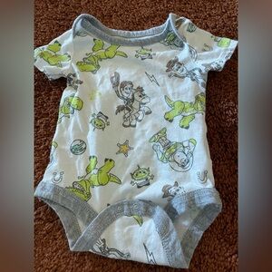 ‼️Mix and Match 3 items for $5‼️ Disney 0-3 months Woody short sleeve onesie